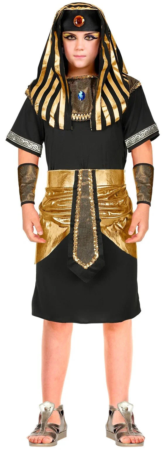 Disfraz de Faraón Egipcio Elegante para Niño Egipcios Infantiles Widmann